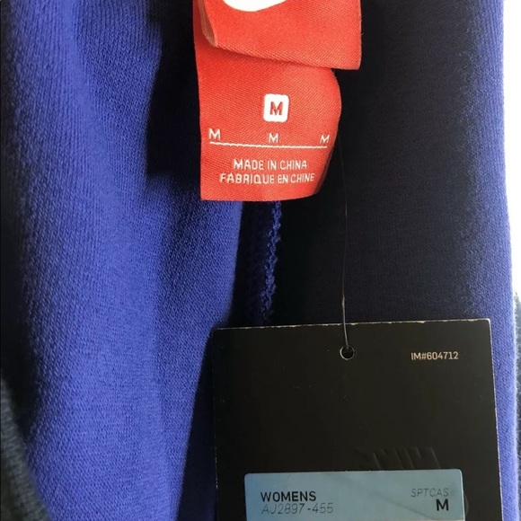 Nike Royal Blue Terry Cloth Shorts Size M - Picture 4 of 4